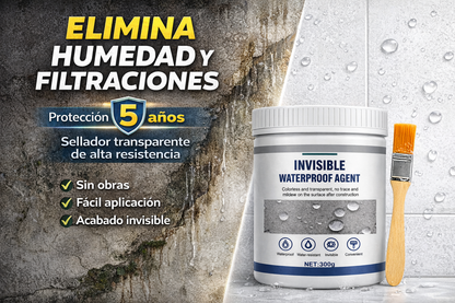 ¡Adiós a las filtraciones! Sellador Impermeabilizante Invisible de Alta Resistencia