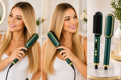 LissBrush Pro™ | Cabello liso y brillante en minutos